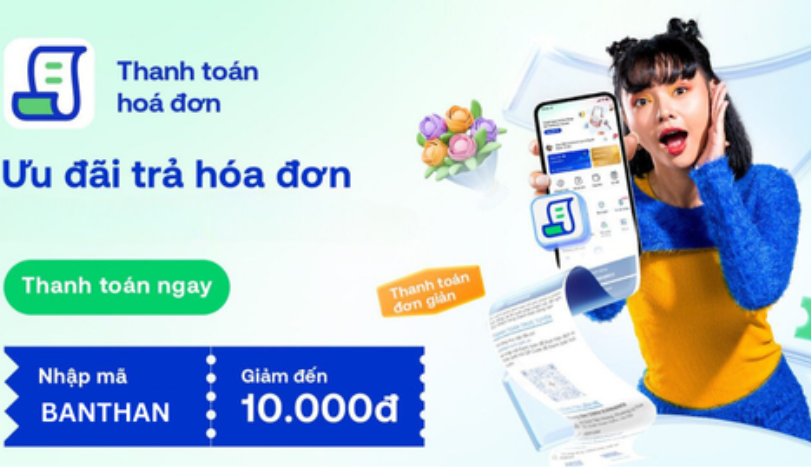 THANH TOÁN HÓA - GIẢM NGAY 10.000Đ