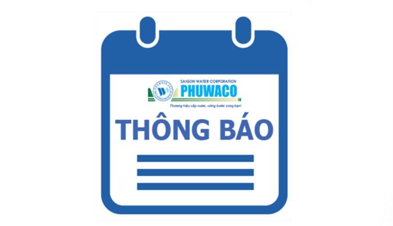 Thông báo về việc thu hộ tiền dịch vụ thoát nước và xử lý nước thải năm 2025