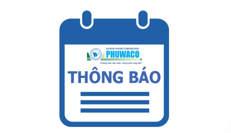 THÔNG BÁO VỀ VIỆC QUẢN LÝ CHẤT LƯỢNG NƯỚC TẠI NHÀ KHÁCH HÀNG, CÁC TOÀ NHÀ CAO TẦNG VÀ CHUNG CƯ